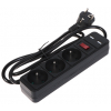 LISTWA ZASILAJĄCA PR-1.5M-3G-SW/USB/B (3 GNIAZDA + 2 USB) 1.3&nbsp;m