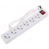LISTWA ZASILAJĄCA PR-1.5M-6G-SW/W (6 GNIAZD) 1.3&nbsp;m