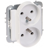 GNIAZDO PODWÓJNE SANTRA/4143-10/EPN 230&nbsp;V 16&nbsp;A Elektro-Plast
