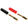 PARA WTYKÓW BANANOWYCH BAN-PLUG-V2 CZERWONY + CZARNY PROLINK