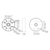 UCHWYT KAMERY DS-1280ZJ-DM55(BLACK) Hikvision