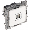 GNIAZDO ŁADOWANIA LE-764594 Niloe 2 PORTY USB 2.4A/5V LEGRAND