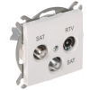 GNIAZDO KOŃCOWE SANTRA/4160-10/EPN R-TV + 2xSAT Elektro-Plast