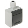 GNIAZDO NATYNKOWE POJEDYNCZE AQUANT-G1/EPN 230&nbsp;V AC 16&nbsp;A IP65 Elektro-Plast