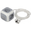 LISTWA ZASILAJĄCA OR-AE-13144 (4 GNIAZDA + 2 USB) ORNO