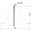 OBEJMA MUROWA OMP-50W60