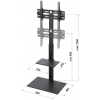 UCHWYT DO TELEWIZORA LUB MONITORA BRATECK-FS22-44TP