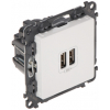 GNIAZDO ŁADOWANIA LE-753112 Valena Life 2 PORTY USB 2.4A/5V LEGRAND