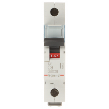 WYŁĄCZNIK NADPRĄDOWY LE-403430 JEDNOFAZOWY 6 A TYP C LEGRAND