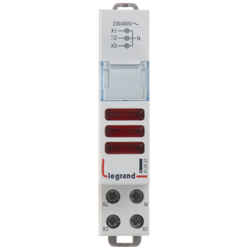 LAMPKA SYGNALIZACYJNA LED LE-412933 DO MONTAŻU NA SZYNIE DIN (TS-35) LEGRAND