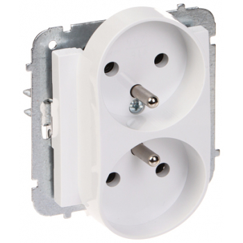 GNIAZDO PODWÓJNE SANTRA/4143-10/EPN 230&nbsp;V 16&nbsp;A Elektro-Plast