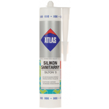 SILIKON SANITARNY SIL-S280-T/ATLAS SILTON S KARTUSZ 280&nbsp;ml BEZBARWNY