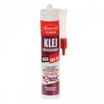 KLEJ USZCZELNIACZ KU-310-BB KARTUSZ 290&nbsp;ml BEZBARWNY WKRĘT-MET KLIMAS
