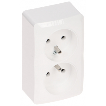 GNIAZDO NATYNKOWE PODWÓJNE BERG/3743-00/EPN 250&nbsp;V 16&nbsp;A Elektro-Plast