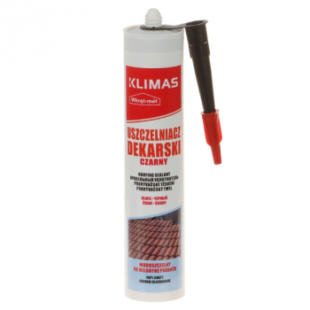 USZCZELNIACZ DEKARSKI UDE-310-CZ KARTUSZ 310&nbsp;ml CZARNY WKRĘT-MET KLIMAS