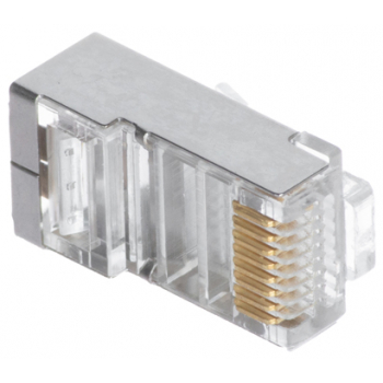 WTYK MODULARNY EKRANOWANY RJ45/EKRAN*P10