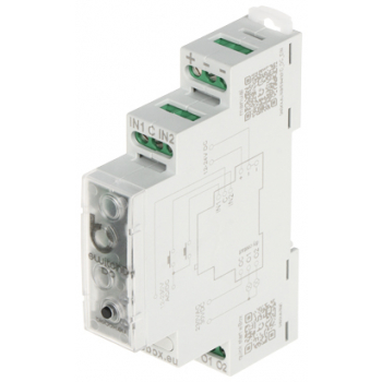 PODWÓJNY, BEZPOTENCJAŁOWY INTELIGENTNY PRZEŁĄCZNIK SWITCHBOX-D-DC-DIN/BLEBOX Wi-Fi, 230&nbsp;V AC, 30&nbsp;V DC