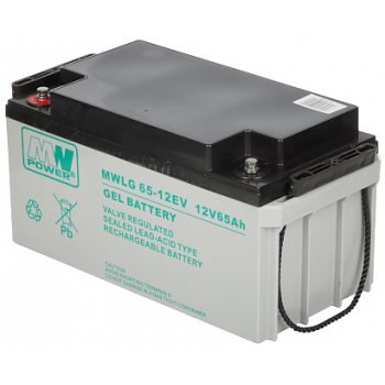 AKUMULATOR ŻELOWY 12V/65AH-MWLG MW Power