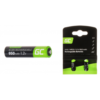 AKUMULATOR AKU-AAA-950/GC*P2 1.2 V Ni-MH HR03, AAA Green Cell
