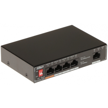 SWITCH POE SF1005P 4-PORTOWY DAHUA