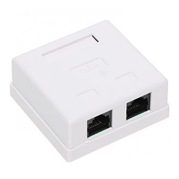 GNIAZDO KOŃCOWE RJ45-2G2 PODWÓJNE