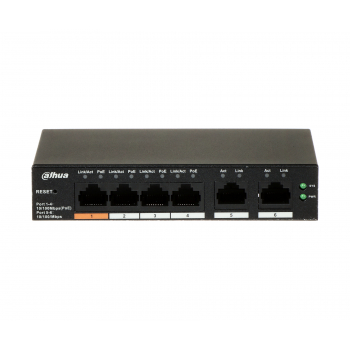 SWITCH POE CS4006-4ET2ET-60 4-PORTOWY DAHUA