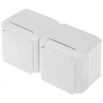 GNIAZDO NATYNKOWE PODWÓJNE LE-782377 FORIX 230&nbsp;V 16&nbsp;A IP44 LEGRAND