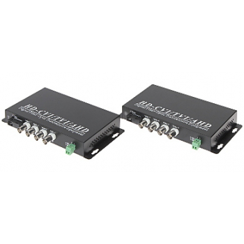 ŚWIATŁOWODOWY KONWERTER WIDEO OVH-4D/SC 4x VIDEO + RS-485 KOMPLET TXRX
