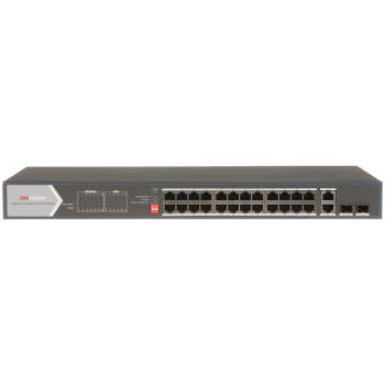 SWITCH POE DS-3E0528HP-E 24-PORTOWY SFP Hikvision