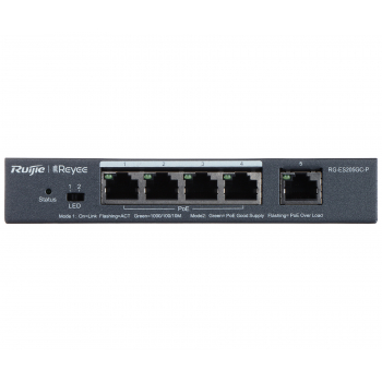 SWITCH POE RG-ES205GC-P 4-PORTOWY REYEE