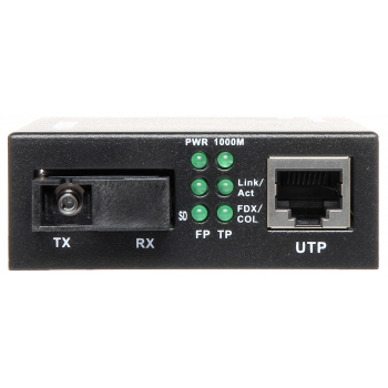 MEDIA KONWERTER JEDNOMODOWY KOMPLET TXRX M-207G ULTIMODE