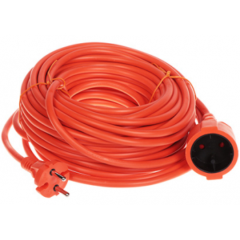 PRZEDŁUŻACZ PS-2X1.5-20M/ORANGE 20&nbsp;m