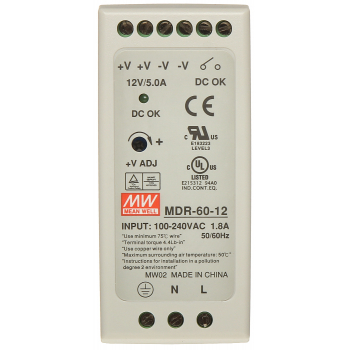 ZASILACZ IMPULSOWY MDR-60-12
