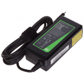 ZASILACZ USB-C-W/230V/65W-GC Green Cell