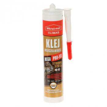 KLEJ USZCZELNIACZ KU-STRONG-310-BI KARTUSZ 310&nbsp;ml BIAŁY WKRĘT-MET KLIMAS