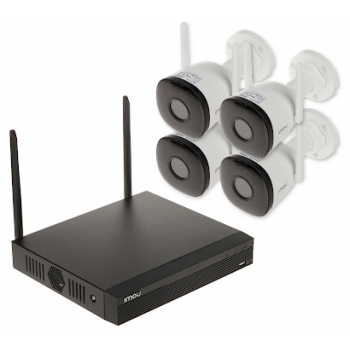 ZESTAW DO MONITORINGU KIT/NVR1104HS-W-S2/4-F22 Wi-Fi, 4 KANAŁY HDD 1TB - 1080p 2.8&nbsp;mm IMOU