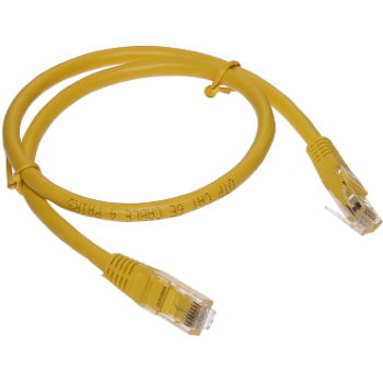 PATCHCORD RJ45/6/0.5-YELLOW 0.5&nbsp;m