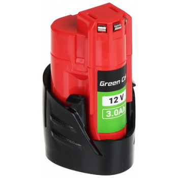 AKUMULATOR DO ELEKTRONARZĘDZI PTML12V3-GC Zamiennik Milwaukee M12 12V 3&nbsp;Ah Green Cell