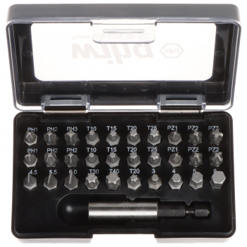 ZESTAW BITÓW WH/BIT-SET-1 30 SZT. 1/4 