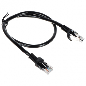PATCHCORD RJ45/0.5-BLACK 0.5&nbsp;m