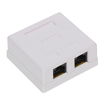 GNIAZDO KOŃCOWE RJ45-2G1/6 PODWÓJNE