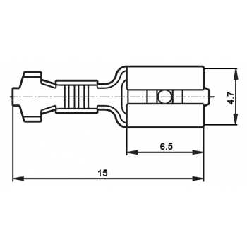 KONEKTOR ŻEŃSKI KSG-4.7/1.0*P100