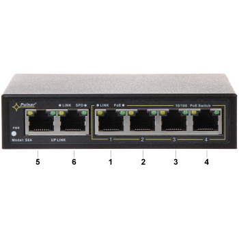 SWITCH POE S-64 4-PORTOWY PULSAR