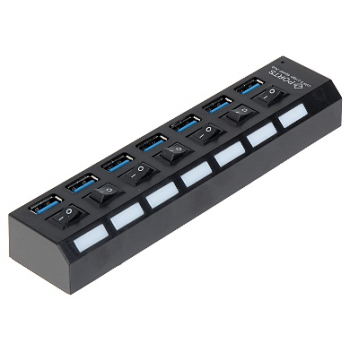 HUB USB 3.0 HUB-USB3.0-1/7 55&nbsp;cm