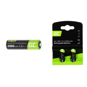 AKUMULATOR AKU-AA-2000/GC*P2 1.2 V Ni-MH HR6, AA Green Cell