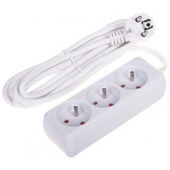 LISTWA ZASILAJĄCA PR-3M-3G/W (3 GNIAZDA) 2.8&nbsp;m