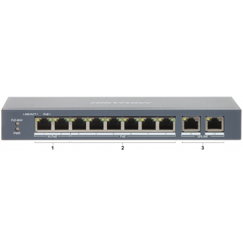 SWITCH POE DS-3E1310HP-EI 8-PORTOWY Hikvision