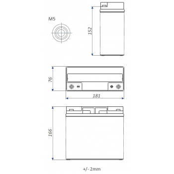AKUMULATOR 12.8V/25AH/LIFEPO4-EP EUROPOWER