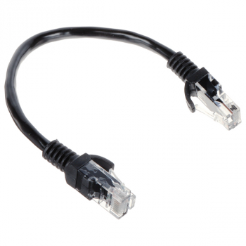 PATCHCORD RJ45/0.2-BLACK 0.2&nbsp;m