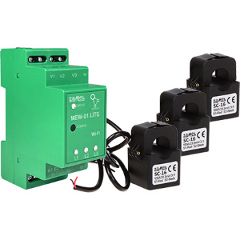 MONITOR ENERGII ELEKTRYCZNEJ MEW-01/LITE SUPLA TRÓJFAZOWY ZAMEL